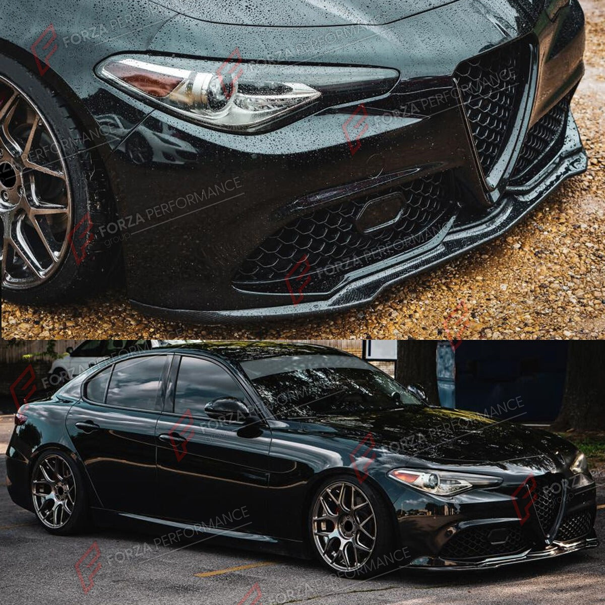 CARBON FIBER FRONT LIP for ALFA ROMEO GIULIA TI SPORT 2016 - 2022 FORZA PERFORMANCE Custom Fit
Set includes:

Front Lip
Material: Carbon Fiber

NOTE: Professional installation is required.

Why “Contact Us for Pricing”?
We don’t display fixed prices because our goal is to offer you the most competitive deal possible. Product costs often decrease over time, and by requesting a quote, you’ll receive our most up-to-date price on market.

SECURED PAYMENT METHODS
PayPal (+4.4% fee)
Visa / Mastercard / American E