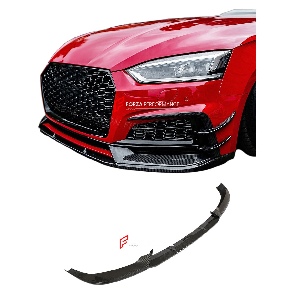 CARBON FIBER FRONT LIP for AUDI S5 A5 B9 SLINE 2017 - 2020 FORZA PERFORMANCE Custom Fit
Set includes:

Front Lip
Material: Carbon Fiber

NOTE: Professional installation is required.

Why “Contact Us for Pricing”?
We don’t display fixed prices because our goal is to offer you the most competitive deal possible. Product costs often decrease over time, and by requesting a quote, you’ll receive our most up-to-date price on market.

SECURED PAYMENT METHODS
PayPal (+4.4% fee)
Visa / Mastercard / American Express 