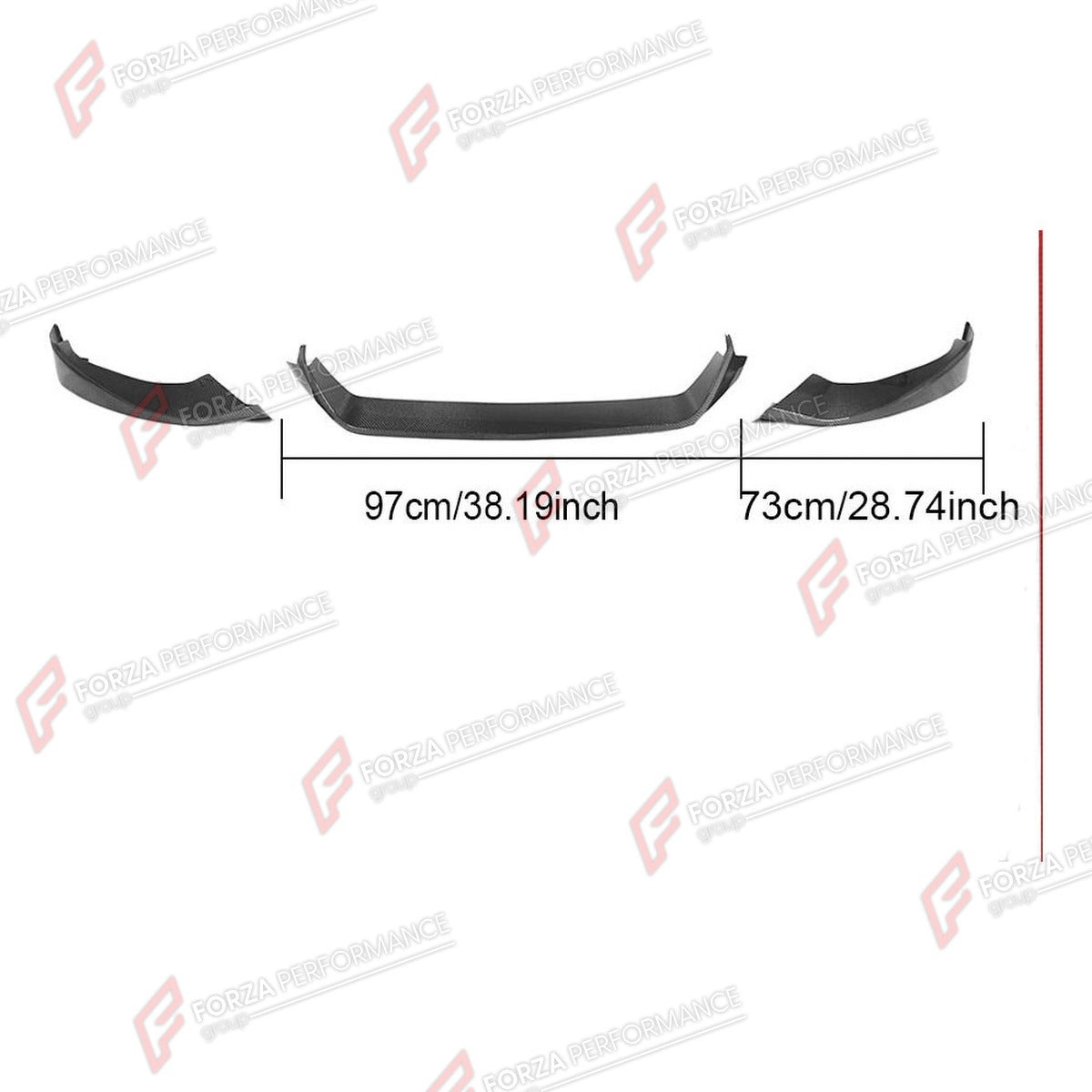CARBON FIBER FRONT LIP for BMW 5 SERIES G30 520I 530I 540I 550I BASE SEDAN 2017 - 2019 FORZA PERFORMANCE Custom Fit
Set includes:

Front Lip
Material: Carbon Fiber

NOTE: Professional installation is required.

Why “Contact Us for Pricing”?
We don’t display fixed prices because our goal is to offer you the most competitive deal possible. Product costs often decrease over time, and by requesting a quote, you’ll receive our most up-to-date price on market.

SECURED PAYMENT METHODS
PayPal (+4.4% fee)
Visa / Ma