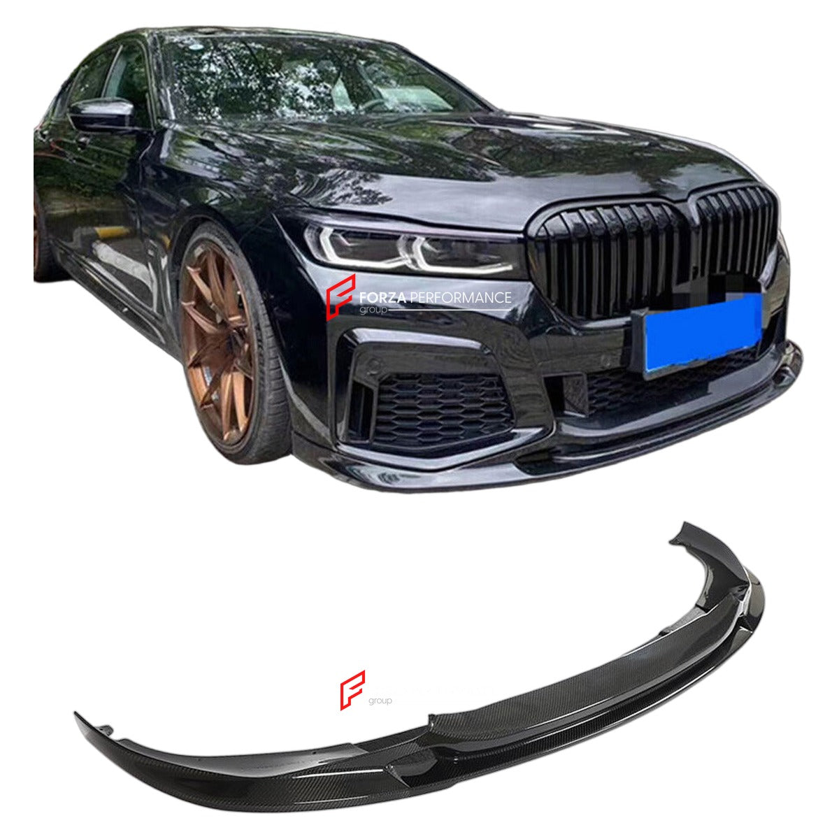 CARBON FIBER FRONT LIP for BMW 7 SERIES G11 G12 M760LI 740I 750I 2019 - 2022 FORZA PERFORMANCE Custom Fit
Set includes:

Front Lip
Material: Carbon Fiber

NOTE: Professional installation is required.

Why “Contact Us for Pricing”?
We don’t display fixed prices because our goal is to offer you the most competitive deal possible. Product costs often decrease over time, and by requesting a quote, you’ll receive our most up-to-date price on market.

SECURED PAYMENT METHODS
PayPal (+4.4% fee)
Visa / Mastercard /
