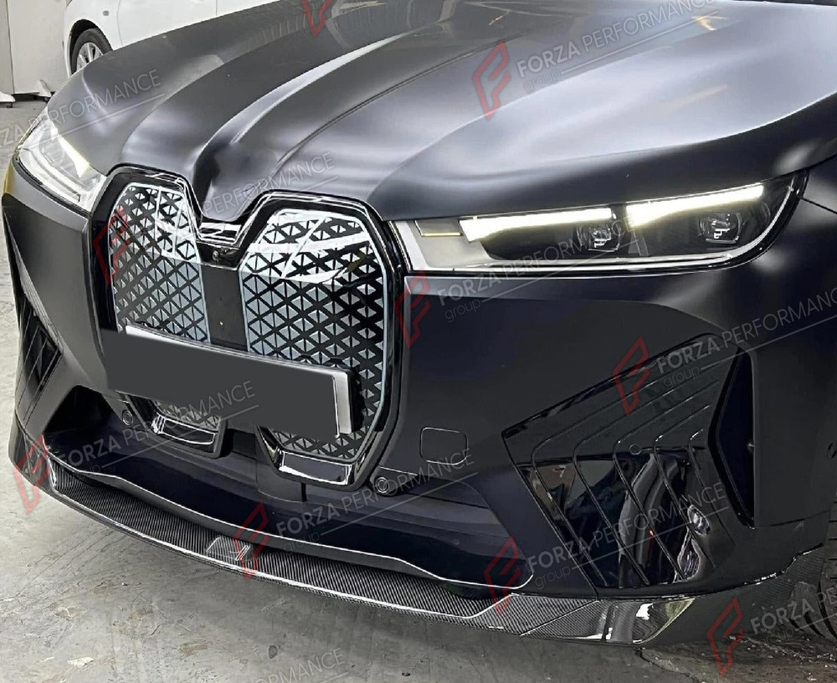 CARBON FIBER FRONT LIP for BMW IX M60 2022 - 2025 FORZA PERFORMANCE Custom Fit
Set includes:

Front Lip
Material: Carbon Fiber

NOTE: Professional installation is required.

Why “Contact Us for Pricing”?
We don’t display fixed prices because our goal is to offer you the most competitive deal possible. Product costs often decrease over time, and by requesting a quote, you’ll receive our most up-to-date price on market.

SECURED PAYMENT METHODS
PayPal (+4.4% fee)
Visa / Mastercard / American Express (through 