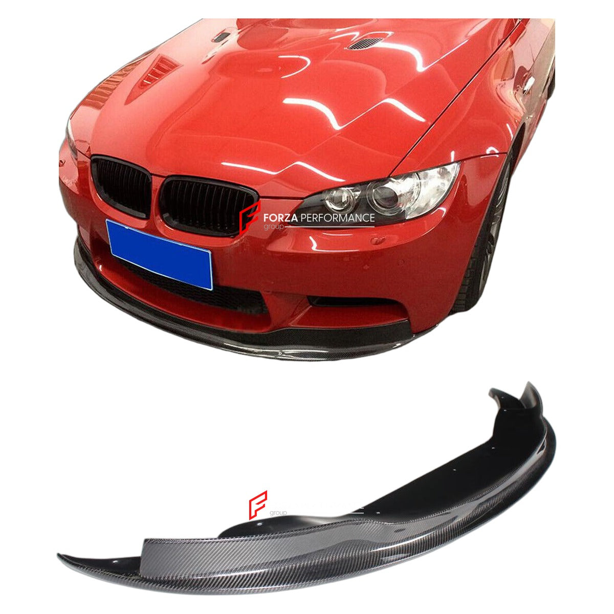 CARBON FIBER FRONT LIP for BMW M3 E90 E92 E93 2005 - 2011 FORZA PERFORMANCE Custom Fit
Set includes:

Front Lip
Material: Carbon Fiber

NOTE: Professional installation is required.

Why “Contact Us for Pricing”?
We don’t display fixed prices because our goal is to offer you the most competitive deal possible. Product costs often decrease over time, and by requesting a quote, you’ll receive our most up-to-date price on market.

SECURED PAYMENT METHODS
PayPal (+4.4% fee)
Visa / Mastercard / American Express (