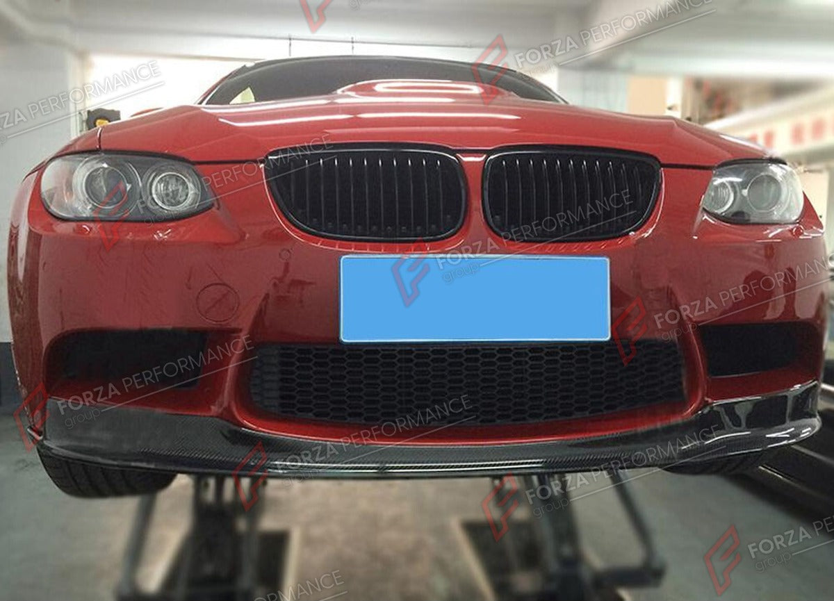 CARBON FIBER FRONT LIP for BMW M3 E90 E92 E93 2005 - 2011 FORZA PERFORMANCE Custom Fit
Set includes:

Front Lip
Material: Carbon Fiber

NOTE: Professional installation is required.

Why “Contact Us for Pricing”?
We don’t display fixed prices because our goal is to offer you the most competitive deal possible. Product costs often decrease over time, and by requesting a quote, you’ll receive our most up-to-date price on market.

SECURED PAYMENT METHODS
PayPal (+4.4% fee)
Visa / Mastercard / American Express (