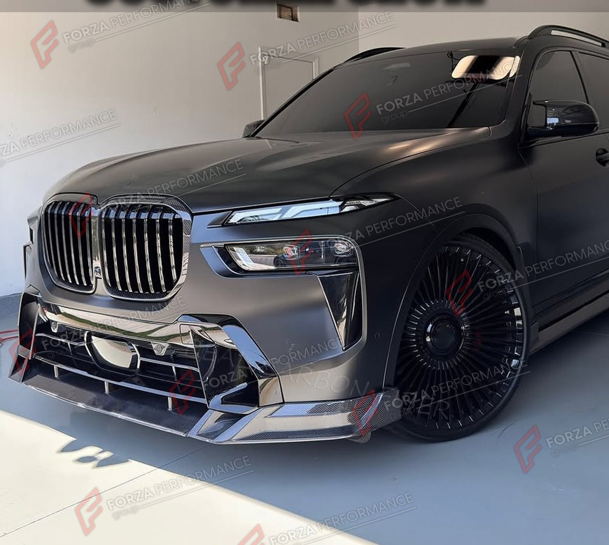 CARBON FIBER FRONT LIP for BMW X7 G07 M SPORT LCI 2023 - 2025 FORZA PERFORMANCE Custom Fit
Set includes:

Front Lip
Material: Carbon Fiber

NOTE: Professional installation is required.

Why “Contact Us for Pricing”?
We don’t display fixed prices because our goal is to offer you the most competitive deal possible. Product costs often decrease over time, and by requesting a quote, you’ll receive our most up-to-date price on market.

SECURED PAYMENT METHODS
PayPal (+4.4% fee)
Visa / Mastercard / American Expre