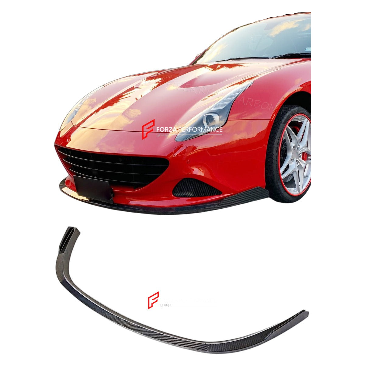 CARBON FIBER FRONT LIP for FERRARI CALIFORNIA T 2015 - 2018 FORZA PERFORMANCE Custom Fit
Set includes:

Front Lip
Material: Carbon Fiber

NOTE: Professional installation is required.

Why “Contact Us for Pricing”?
We don’t display fixed prices because our goal is to offer you the most competitive deal possible. Product costs often decrease over time, and by requesting a quote, you’ll receive our most up-to-date price on market.

SECURED PAYMENT METHODS
PayPal (+4.4% fee)
Visa / Mastercard / American Express