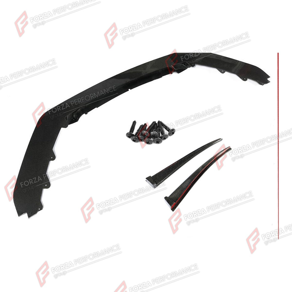 CARBON FIBER FRONT LIP for JAGUAR F TYPE BASE 2018 - 2019 FORZA PERFORMANCE Custom Fit
Set includes:

Front Lip
Material: Carbon Fiber

NOTE: Professional installation is required.

Why “Contact Us for Pricing”?
We don’t display fixed prices because our goal is to offer you the most competitive deal possible. Product costs often decrease over time, and by requesting a quote, you’ll receive our most up-to-date price on market.

SECURED PAYMENT METHODS
PayPal (+4.4% fee)
Visa / Mastercard / American Express (