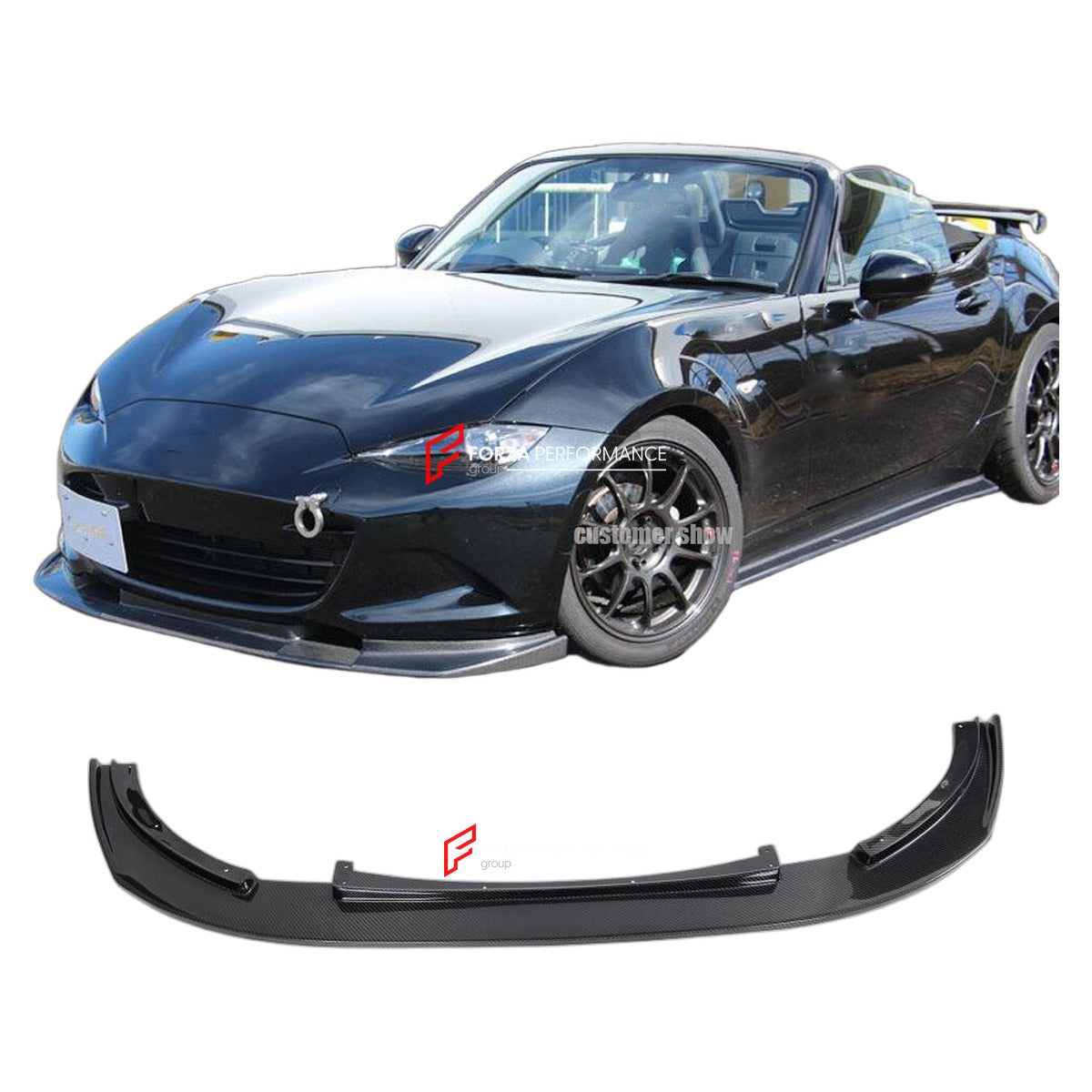 CARBON FIBER FRONT LIP for MAZDA MX 5 MIATA ND 2016 - 2024 FORZA PERFORMANCE Custom Fit
Set includes:

Front Lip
Material: Carbon Fiber

NOTE: Professional installation is required.

Why “Contact Us for Pricing”?
We don’t display fixed prices because our goal is to offer you the most competitive deal possible. Product costs often decrease over time, and by requesting a quote, you’ll receive our most up-to-date price on market.

SECURED PAYMENT METHODS
PayPal (+4.4% fee)
Visa / Mastercard / American Express 