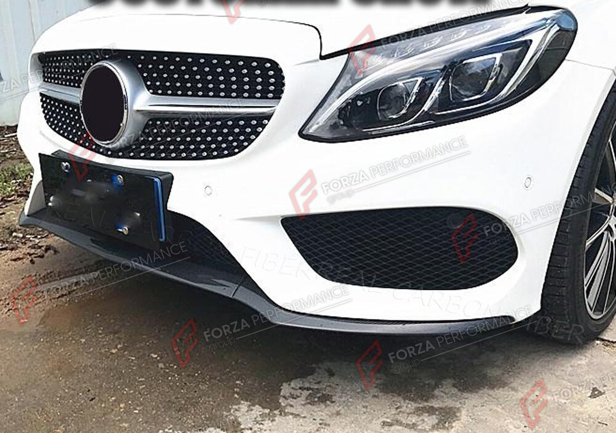 CARBON FIBER FRONT LIP for MERCEDES BENZ C CLASS W205 C200 C300 C43 2015 - 2017 FORZA PERFORMANCE Custom Fit
Set includes:

Front Lip
Material: Carbon Fiber

NOTE: Professional installation is required.

Why “Contact Us for Pricing”?
We don’t display fixed prices because our goal is to offer you the most competitive deal possible. Product costs often decrease over time, and by requesting a quote, you’ll receive our most up-to-date price on market.

SECURED PAYMENT METHODS
PayPal (+4.4% fee)
Visa / Mastercar