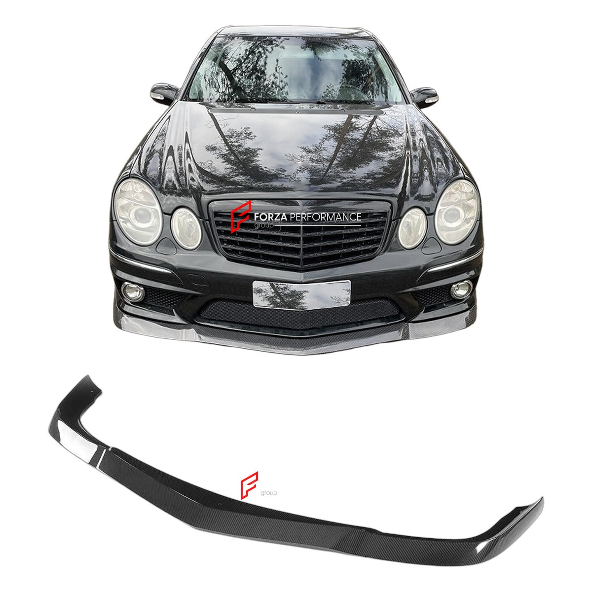 CARBON FIBER FRONT LIP for MERCEDES BENZ E CLASS W211 E63 2006 - 2009 FORZA PERFORMANCE Custom Fit
Set includes:

Front Lip
Material: Carbon Fiber

NOTE: Professional installation is required.

Why “Contact Us for Pricing”?
We don’t display fixed prices because our goal is to offer you the most competitive deal possible. Product costs often decrease over time, and by requesting a quote, you’ll receive our most up-to-date price on market.

SECURED PAYMENT METHODS
PayPal (+4.4% fee)
Visa / Mastercard / Americ