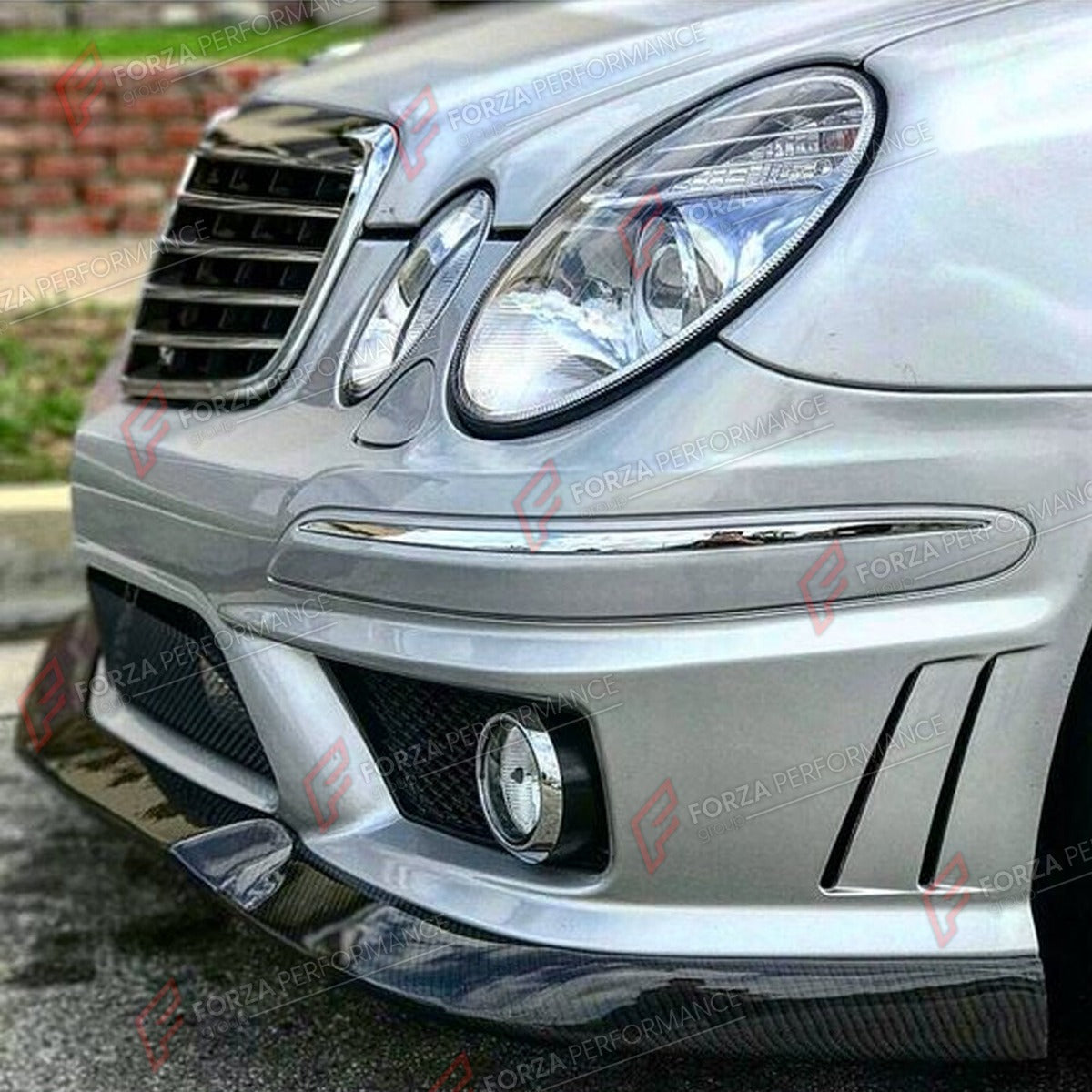 CARBON FIBER FRONT LIP for MERCEDES BENZ E CLASS W211 E63 2006 - 2009 FORZA PERFORMANCE Custom Fit
Set includes:

Front Lip
Material: Carbon Fiber

NOTE: Professional installation is required.

Why “Contact Us for Pricing”?
We don’t display fixed prices because our goal is to offer you the most competitive deal possible. Product costs often decrease over time, and by requesting a quote, you’ll receive our most up-to-date price on market.

SECURED PAYMENT METHODS
PayPal (+4.4% fee)
Visa / Mastercard / Americ