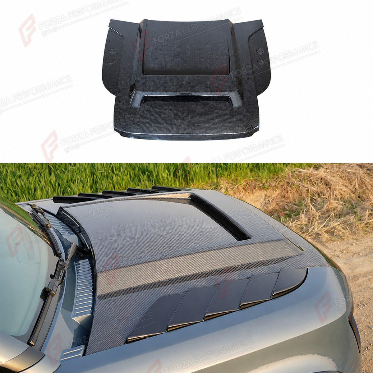 CARBON FIBER HOOD BONNET for LAND ROVER DEFENDER 90 110 130 L663 2020+
Set includes:

Hood Bonnet
Material: Carbon Fiber

NOTE: Professional installation is required.