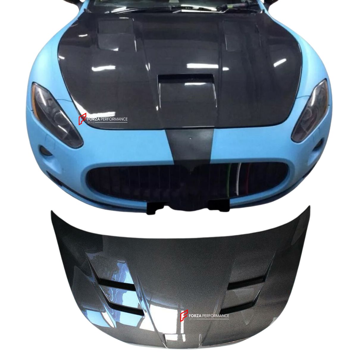 CARBON FIBER HOOD BONNET for MASERATI GRAN TURISMO 2008 - 2013 FORZA PERFORMANCE Custom Fit
Set includes:

Hood Bonnet
Material: Carbon Fiber

NOTE: Professional installation is required.

Why “Contact Us for Pricing”?
We don’t display fixed prices because our goal is to offer you the most competitive deal possible. Product costs often decrease over time, and by requesting a quote, you’ll receive our most up-to-date price on market.

SECURED PAYMENT METHODS
PayPal (+4.4% fee)
Visa / Mastercard / American Ex