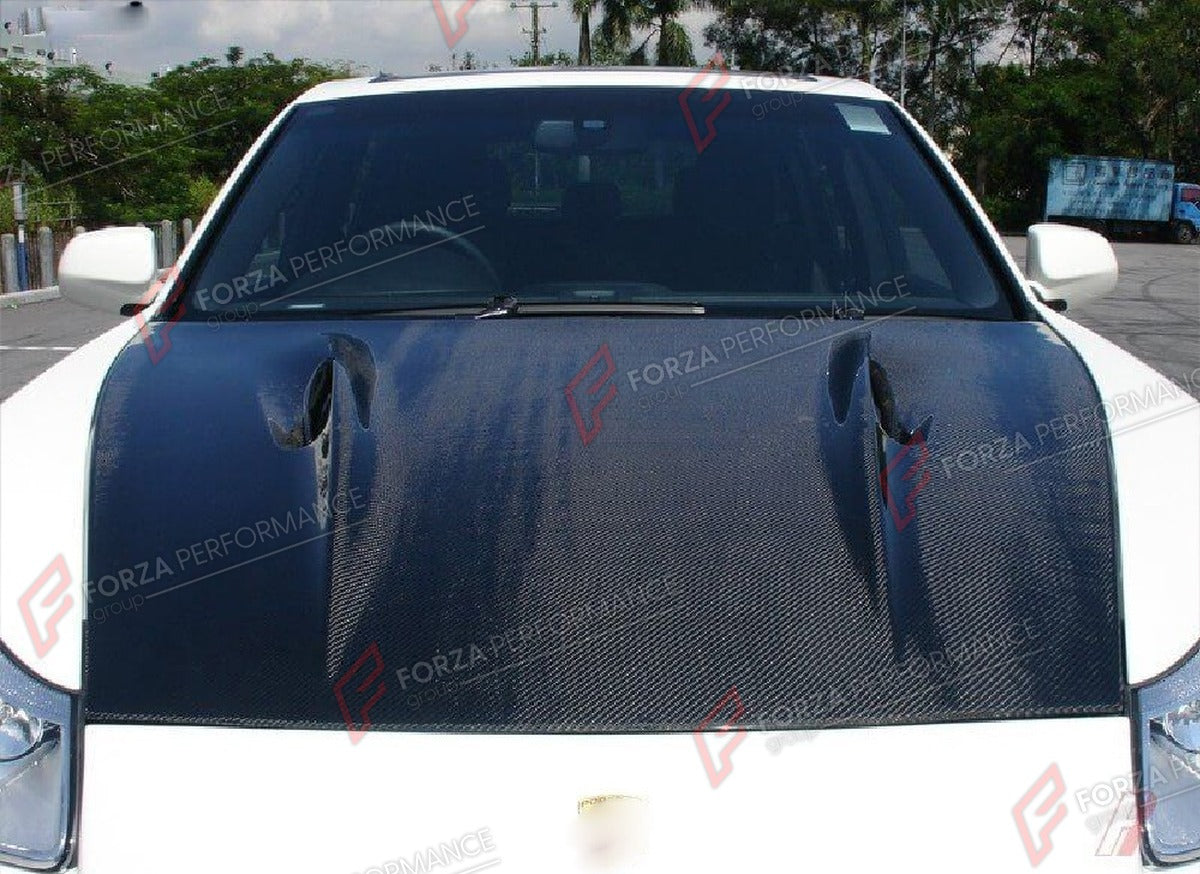 CARBON FIBER HOOD BONNET for PORSCHE CAYENNE 955 2003 - 2010 FORZA PERFORMANCE Custom Fit
Set includes:

Hood Bonnet
Material: Carbon Fiber

NOTE: Professional installation is required.

Why “Contact Us for Pricing”?
We don’t display fixed prices because our goal is to offer you the most competitive deal possible. Product costs often decrease over time, and by requesting a quote, you’ll receive our most up-to-date price on market.

SECURED PAYMENT METHODS
PayPal (+4.4% fee)
Visa / Mastercard / American Expr