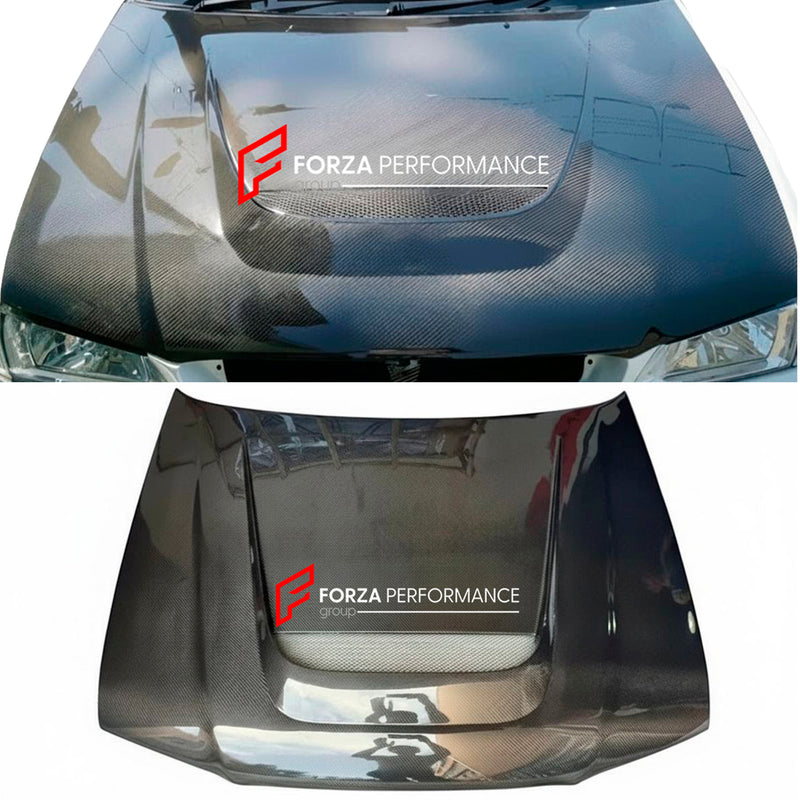 CARBON FIBER HOOD BONNET for SUBARU IMPREZA 1991 - 2001