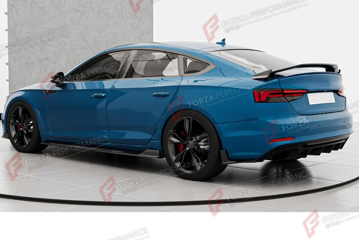 CARBON FIBER REAR CANARDS for AUDI A5 B9 S LINE S5 2017 - 2020 FORZA PERFORMANCE Custom Fit
Set includes:

Rear Canards
Material: Carbon Fiber

NOTE: Professional installation is required.

Why “Contact Us for Pricing”?
We don’t display fixed prices because our goal is to offer you the most competitive deal possible. Product costs often decrease over time, and by requesting a quote, you’ll receive our most up-to-date price on market.

SECURED PAYMENT METHODS
PayPal (+4.4% fee)
Visa / Mastercard / American E