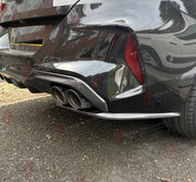 CARBON FIBER REAR DIFFUSER CANARDS for BMW M8 F91 F92 2019 - 2022 FORZA PERFORMANCE Custom Fit
Set includes:

Rear Diffuser Canards
Material: Carbon Fiber

NOTE: Professional installation is required.

Why “Contact Us for Pricing”?
We don’t display fixed prices because our goal is to offer you the most competitive deal possible. Product costs often decrease over time, and by requesting a quote, you’ll receive our most up-to-date price on market.

SECURED PAYMENT METHODS
PayPal (+4.4% fee)
Visa / Mastercard 