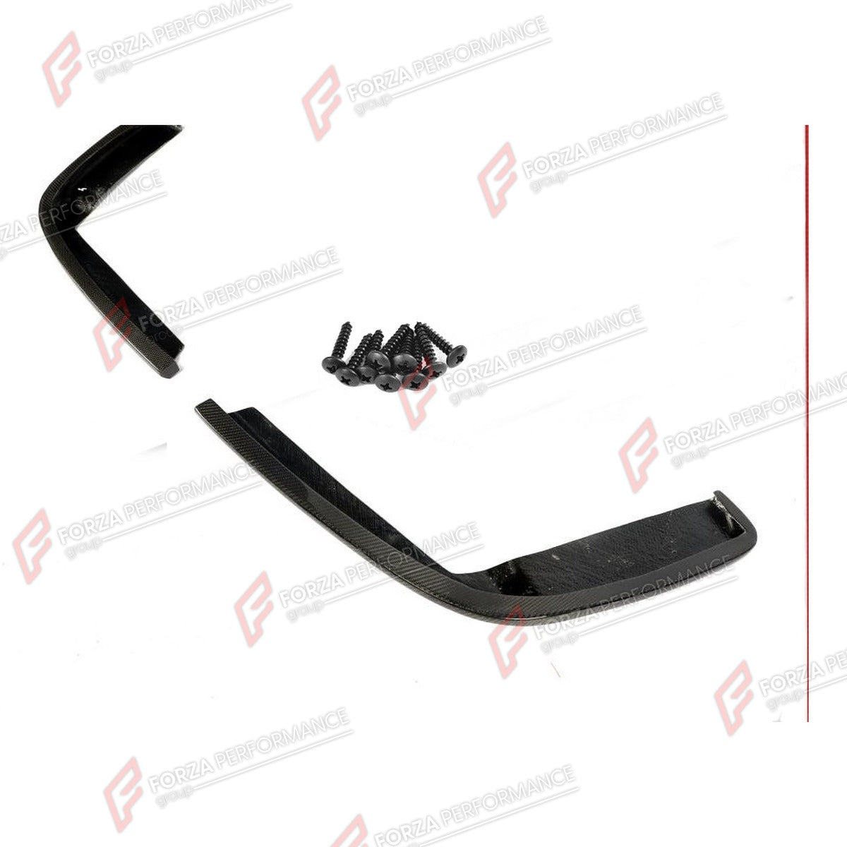 CARBON FIBER REAR DIFFUSER CANARDS for BMW M8 F91 F92 2019 - 2022 FORZA PERFORMANCE Custom Fit
Set includes:

Rear Diffuser Canards
Material: Carbon Fiber

NOTE: Professional installation is required.

Why “Contact Us for Pricing”?
We don’t display fixed prices because our goal is to offer you the most competitive deal possible. Product costs often decrease over time, and by requesting a quote, you’ll receive our most up-to-date price on market.

SECURED PAYMENT METHODS
PayPal (+4.4% fee)
Visa / Mastercard 