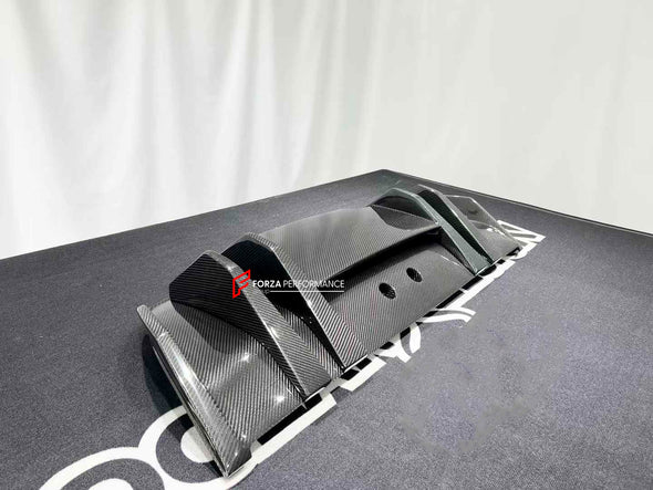 CARBON FIBER REAR DIFFUSER for AUDI R8 4S 2015-2018

Set includes:

Rear Diffuser

Material: Dry carbon fiber

NOTE: Professional installation is required

Contact us for pricing