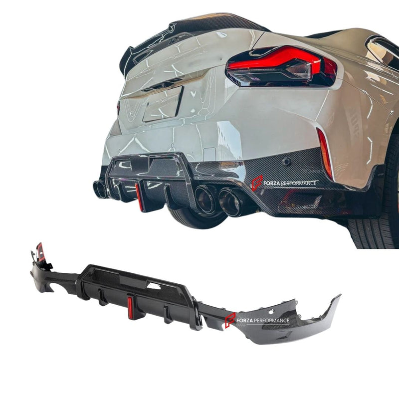 CARBON FIBER REAR DIFFUSER for BMW 2 SERIES G42 230I 220I M240I 2022+