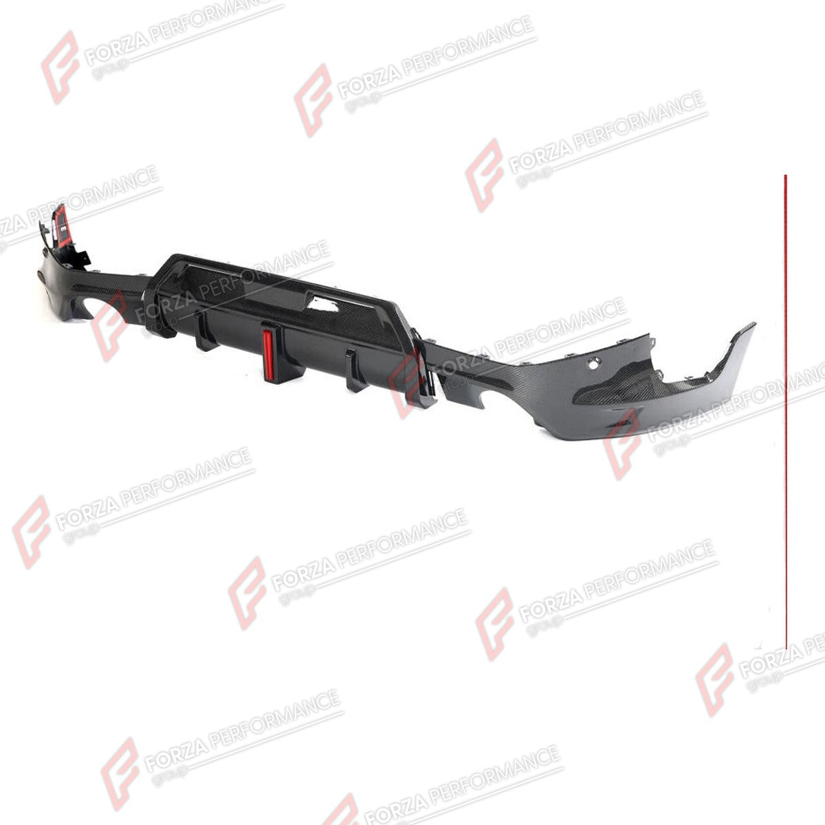 CARBON FIBER REAR DIFFUSER for BMW 2 SERIES G42 230I 220I M240I 2022+ FORZA PERFORMANCE Custom Fit
Set includes:

Rear Diffuser
Rear Canards
LED Brake Light
Material: Carbon Fiber

NOTE: Professional installation is required.

Why “Contact Us for Pricing”?
We don’t display fixed prices because our goal is to offer you the most competitive deal possible. Product costs often decrease over time, and by requesting a quote, you’ll receive our most up-to-date price on market.

SECURED PAYMENT METHODS
PayPal (+4.4
