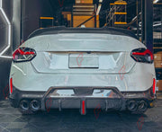CARBON FIBER REAR DIFFUSER for BMW 2 SERIES G42 230I 220I M240I 2022+ FORZA PERFORMANCE Custom Fit
Set includes:

Rear Diffuser
Rear Canards
LED Brake Light
Material: Carbon Fiber

NOTE: Professional installation is required.

Why “Contact Us for Pricing”?
We don’t display fixed prices because our goal is to offer you the most competitive deal possible. Product costs often decrease over time, and by requesting a quote, you’ll receive our most up-to-date price on market.

SECURED PAYMENT METHODS
PayPal (+4.4
