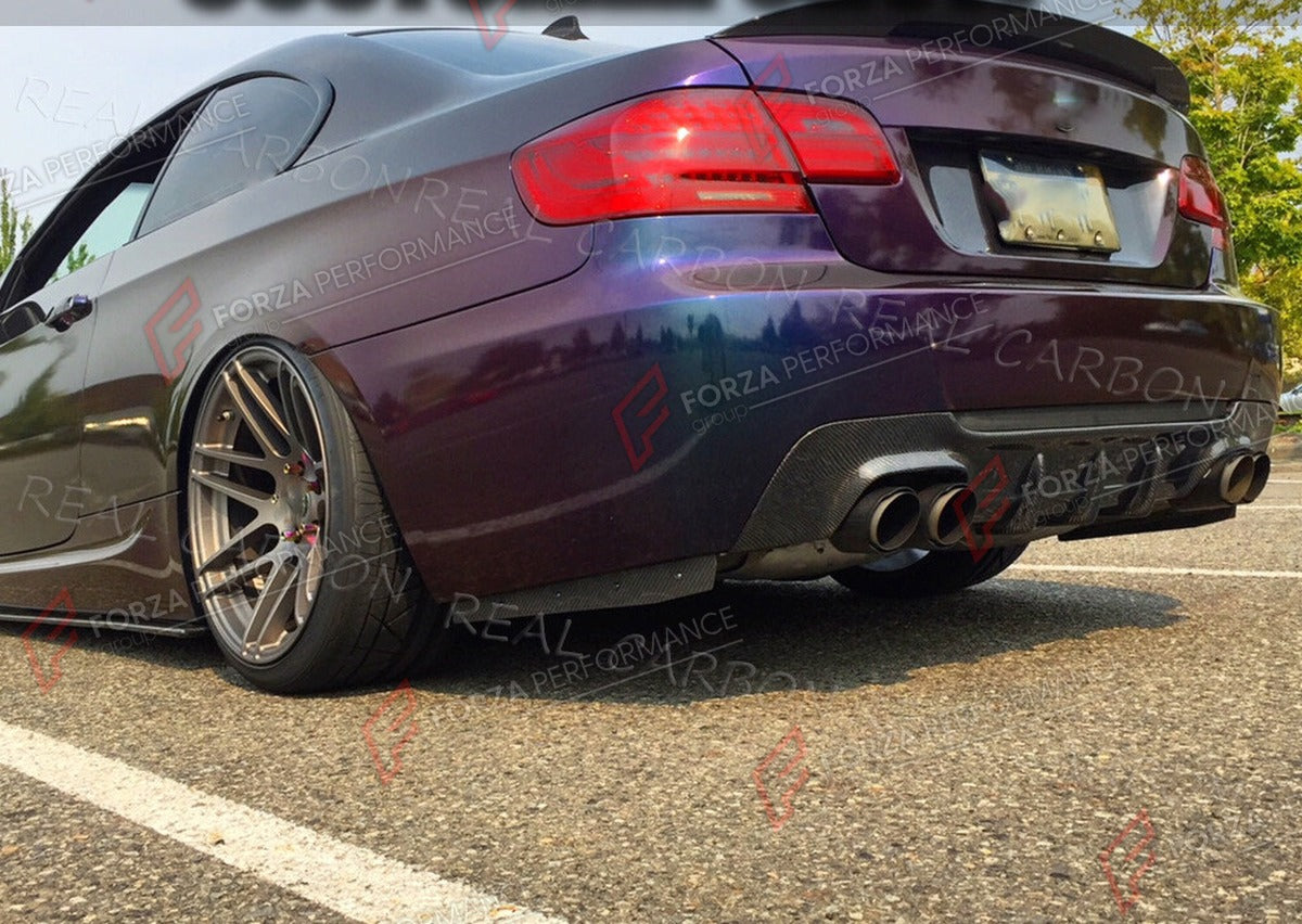 CARBON FIBER REAR DIFFUSER for BMW 3 SERIES E92 E93 335I M SPORT 2007 - 2013 FORZA PERFORMANCE Custom Fit
Set includes:

Rear Diffuser
Material: Carbon Fiber

NOTE: Professional installation is required.

Why “Contact Us for Pricing”?
We don’t display fixed prices because our goal is to offer you the most competitive deal possible. Product costs often decrease over time, and by requesting a quote, you’ll receive our most up-to-date price on market.

SECURED PAYMENT METHODS
PayPal (+4.4% fee)
Visa / Masterca