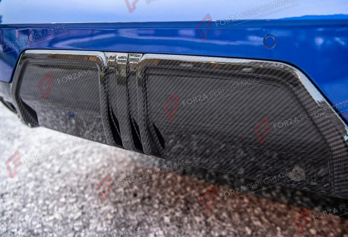 CARBON FIBER REAR DIFFUSER for BMW 3 SERIES G20 G28 320I M340 LCI 2023 - 2025 FORZA PERFORMANCE Custom Fit
Set includes:

Rear Diffuser
Material: Carbon Fiber

NOTE: Professional installation is required.

Why “Contact Us for Pricing”?
We don’t display fixed prices because our goal is to offer you the most competitive deal possible. Product costs often decrease over time, and by requesting a quote, you’ll receive our most up-to-date price on market.

SECURED PAYMENT METHODS
PayPal (+4.4% fee)
Visa / Masterc