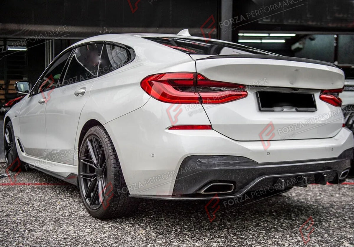 CARBON FIBER REAR DIFFUSER for BMW 6 SERIES GT G32 M SPORT 2017 - 2020 FORZA PERFORMANCE Custom Fit
Set includes:

Rear Diffuser
Material: Carbon Fiber

NOTE: Professional installation is required.

Why “Contact Us for Pricing”?
We don’t display fixed prices because our goal is to offer you the most competitive deal possible. Product costs often decrease over time, and by requesting a quote, you’ll receive our most up-to-date price on market.

SECURED PAYMENT METHODS
PayPal (+4.4% fee)
Visa / Mastercard / A