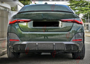 CARBON FIBER REAR DIFFUSER for BMW I4 M50 M SPORT 2022 - 2023 FORZA PERFORMANCE Custom Fit
Set includes:

Rear Diffuser
Material: Carbon Fiber

NOTE: Professional installation is required.

Why “Contact Us for Pricing”?
We don’t display fixed prices because our goal is to offer you the most competitive deal possible. Product costs often decrease over time, and by requesting a quote, you’ll receive our most up-to-date price on market.

SECURED PAYMENT METHODS
PayPal (+4.4% fee)
Visa / Mastercard / American E