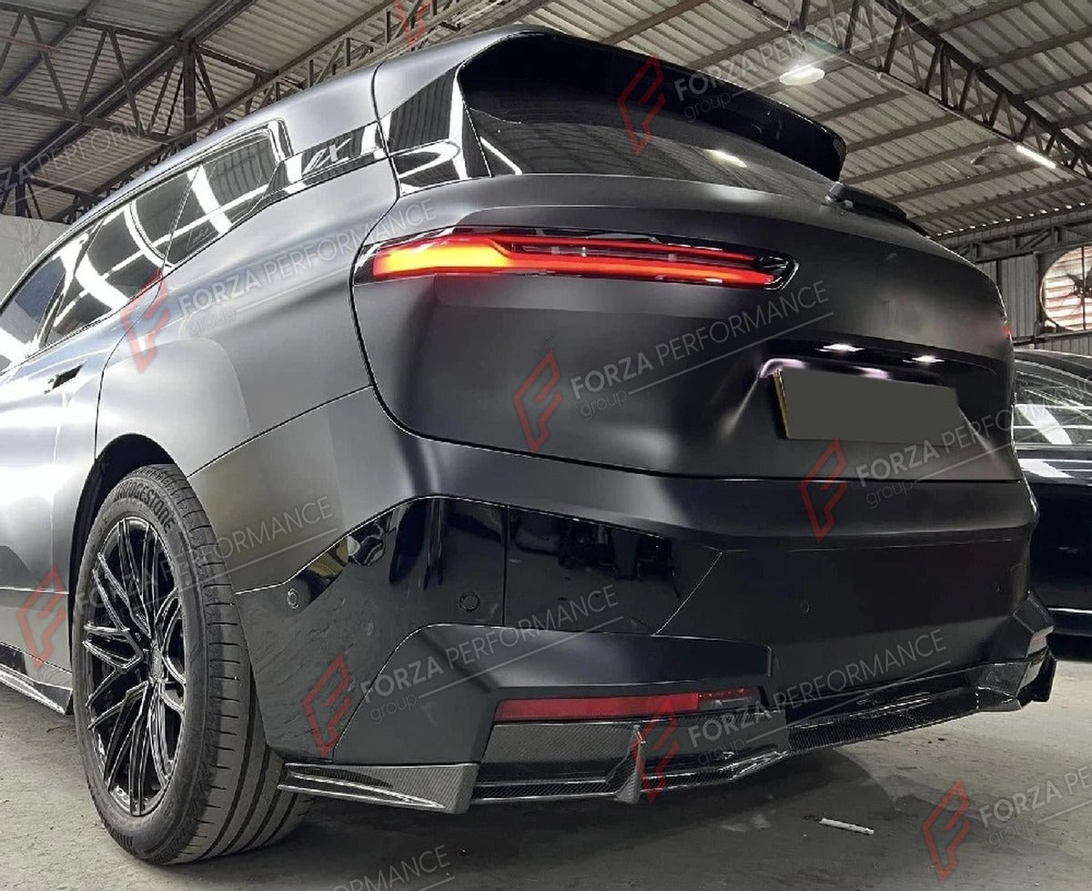 CARBON FIBER REAR DIFFUSER for BMW IX I20 M60 2022 - 2025 FORZA PERFORMANCE Custom Fit
Set includes:

Rear Diffuser
Material: Carbon Fiber

NOTE: Professional installation is required.

Why “Contact Us for Pricing”?
We don’t display fixed prices because our goal is to offer you the most competitive deal possible. Product costs often decrease over time, and by requesting a quote, you’ll receive our most up-to-date price on market.

SECURED PAYMENT METHODS
PayPal (+4.4% fee)
Visa / Mastercard / American Expre