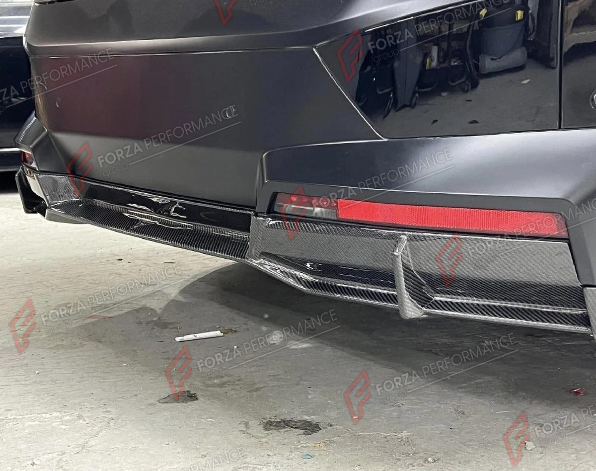 CARBON FIBER REAR DIFFUSER for BMW IX I20 M60 2022 - 2025 FORZA PERFORMANCE Custom Fit
Set includes:

Rear Diffuser
Material: Carbon Fiber

NOTE: Professional installation is required.

Why “Contact Us for Pricing”?
We don’t display fixed prices because our goal is to offer you the most competitive deal possible. Product costs often decrease over time, and by requesting a quote, you’ll receive our most up-to-date price on market.

SECURED PAYMENT METHODS
PayPal (+4.4% fee)
Visa / Mastercard / American Expre