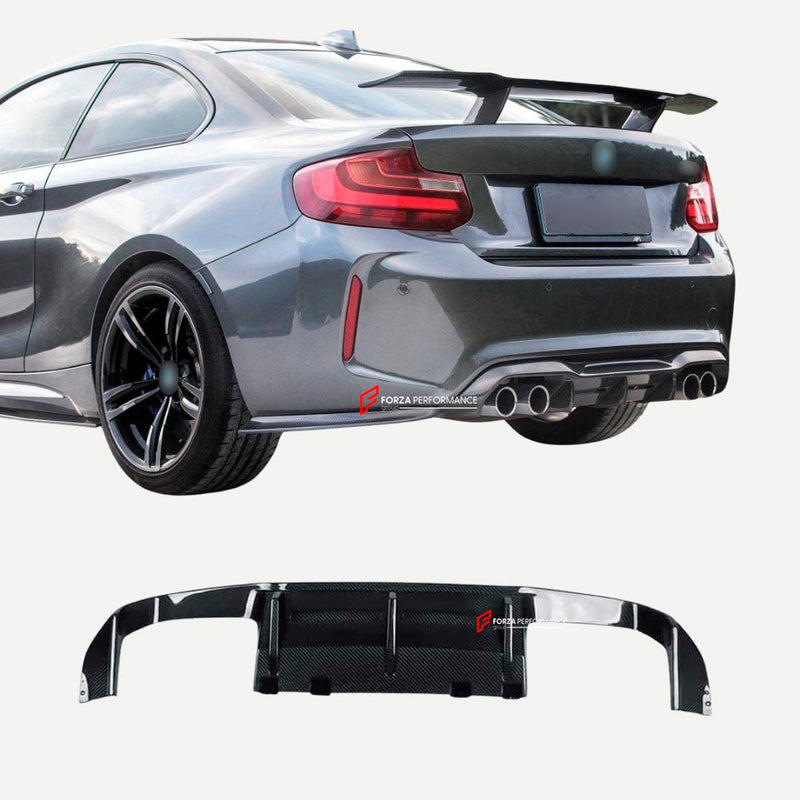 CARBON FIBER REAR DIFFUSER for BMW M2 F87 2016 - 2020