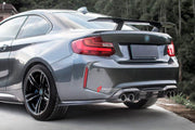 CARBON FIBER REAR DIFFUSER for BMW M2 F87 2016 - 2020
Set includes:

Rear Diffuser
Material: Carbon Fiber

NOTE: Professional installation is required.