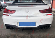 CARBON FIBER REAR DIFFUSER for BMW M6 F06 F12 F13 2013 - 2019 FORZA PERFORMANCE Custom Fit
Set includes:

Rear Diffuser
Material: Carbon Fiber

NOTE: Professional installation is required.

Why “Contact Us for Pricing”?
We don’t display fixed prices because our goal is to offer you the most competitive deal possible. Product costs often decrease over time, and by requesting a quote, you’ll receive our most up-to-date price on market.

SECURED PAYMENT METHODS
PayPal (+4.4% fee)
Visa / Mastercard / American E