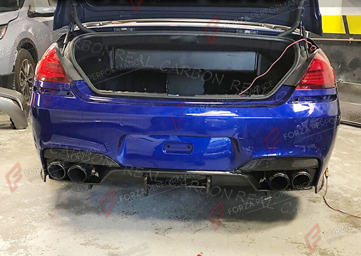 CARBON FIBER REAR DIFFUSER for BMW M6 F06 F12 F13 2013 - 2019 FORZA PERFORMANCE Custom Fit
Set includes:

Rear Diffuser
Material: Carbon Fiber

NOTE: Professional installation is required.

Why “Contact Us for Pricing”?
We don’t display fixed prices because our goal is to offer you the most competitive deal possible. Product costs often decrease over time, and by requesting a quote, you’ll receive our most up-to-date price on market.

SECURED PAYMENT METHODS
PayPal (+4.4% fee)
Visa / Mastercard / American E