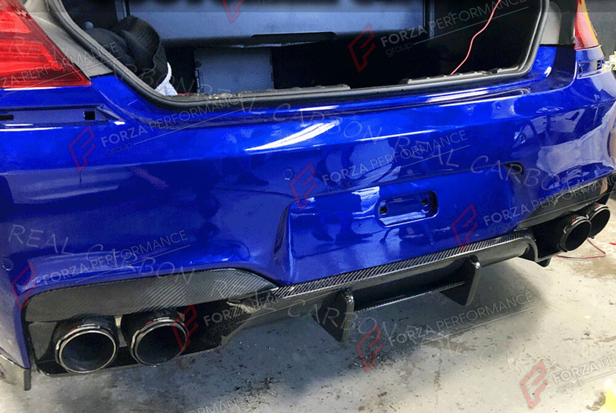 CARBON FIBER REAR DIFFUSER for BMW M6 F06 F12 F13 2013 - 2019 FORZA PERFORMANCE Custom Fit
Set includes:

Rear Diffuser
Material: Carbon Fiber

NOTE: Professional installation is required.

Why “Contact Us for Pricing”?
We don’t display fixed prices because our goal is to offer you the most competitive deal possible. Product costs often decrease over time, and by requesting a quote, you’ll receive our most up-to-date price on market.

SECURED PAYMENT METHODS
PayPal (+4.4% fee)
Visa / Mastercard / American E