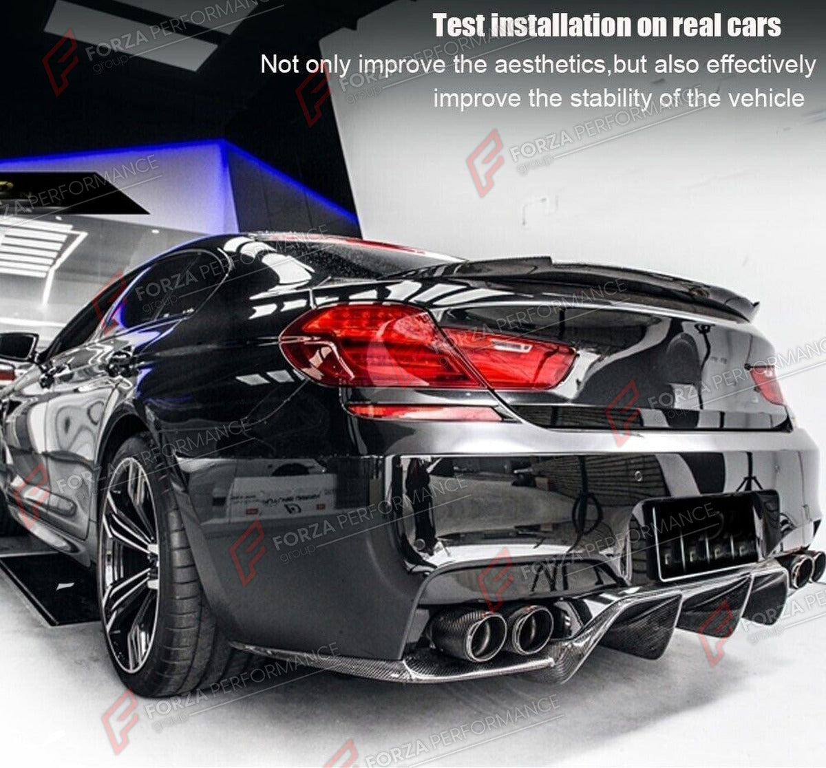 CARBON FIBER REAR DIFFUSER for BMW M6 F06 F12 F13 M SPORT 2013 - 2018 FORZA PERFORMANCE Custom Fit
Set includes:

Rear Diffuser
Material: Carbon Fiber

NOTE: Professional installation is required.

Why “Contact Us for Pricing”?
We don’t display fixed prices because our goal is to offer you the most competitive deal possible. Product costs often decrease over time, and by requesting a quote, you’ll receive our most up-to-date price on market.

SECURED PAYMENT METHODS
PayPal (+4.4% fee)
Visa / Mastercard / Am