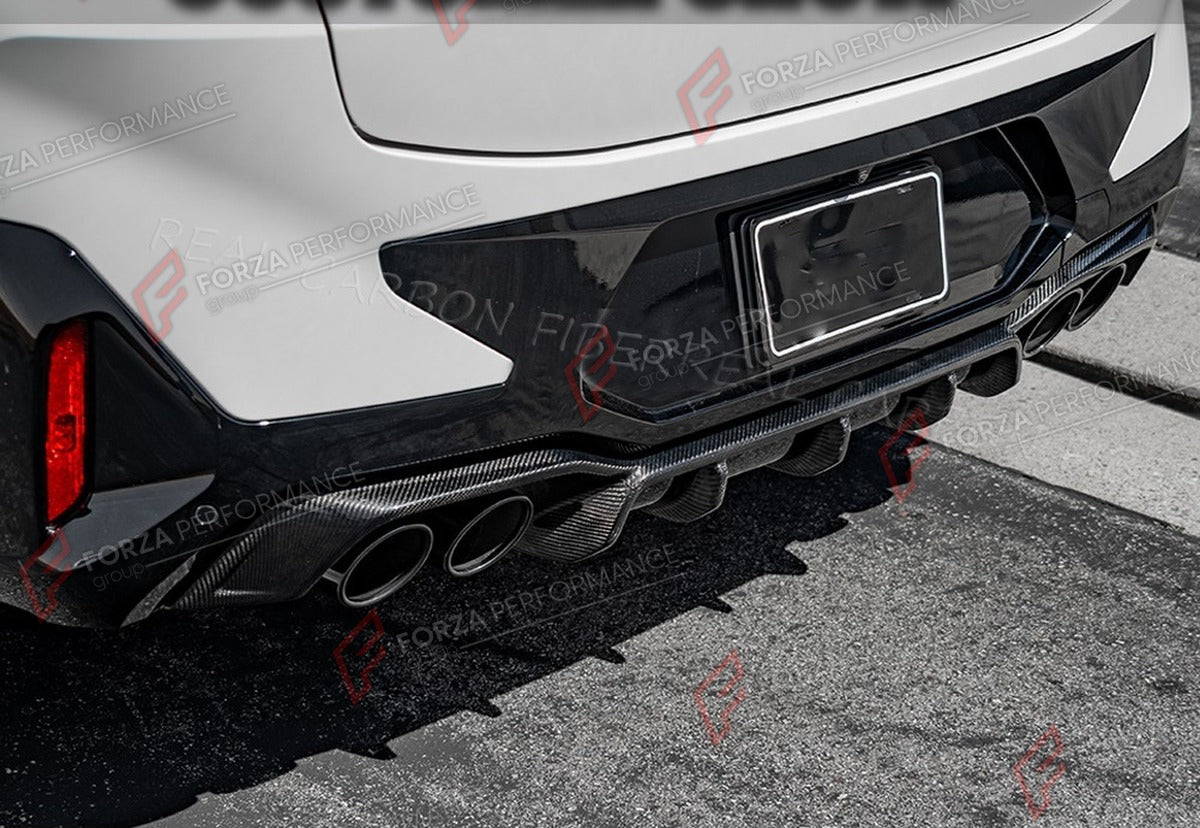 CARBON FIBER REAR DIFFUSER for BMW X4M COMPETITION G02 F98 LCI 2022+ FORZA PERFORMANCE Custom Fit
Set includes:

Rear Diffuser
Material: Carbon Fiber

NOTE: Professional installation is required.

Why “Contact Us for Pricing”?
We don’t display fixed prices because our goal is to offer you the most competitive deal possible. Product costs often decrease over time, and by requesting a quote, you’ll receive our most up-to-date price on market.

SECURED PAYMENT METHODS
PayPal (+4.4% fee)
Visa / Mastercard / Ame