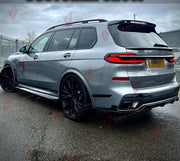 CARBON FIBER REAR DIFFUSER for BMW X7 G07 M SPORT M60I LCI 2023 - 2025 FORZA PERFORMANCE Custom Fit
Set includes:

Rear Diffuser
Material: Carbon Fiber

NOTE: Professional installation is required.

Why “Contact Us for Pricing”?
We don’t display fixed prices because our goal is to offer you the most competitive deal possible. Product costs often decrease over time, and by requesting a quote, you’ll receive our most up-to-date price on market.

SECURED PAYMENT METHODS
PayPal (+4.4% fee)
Visa / Mastercard / A