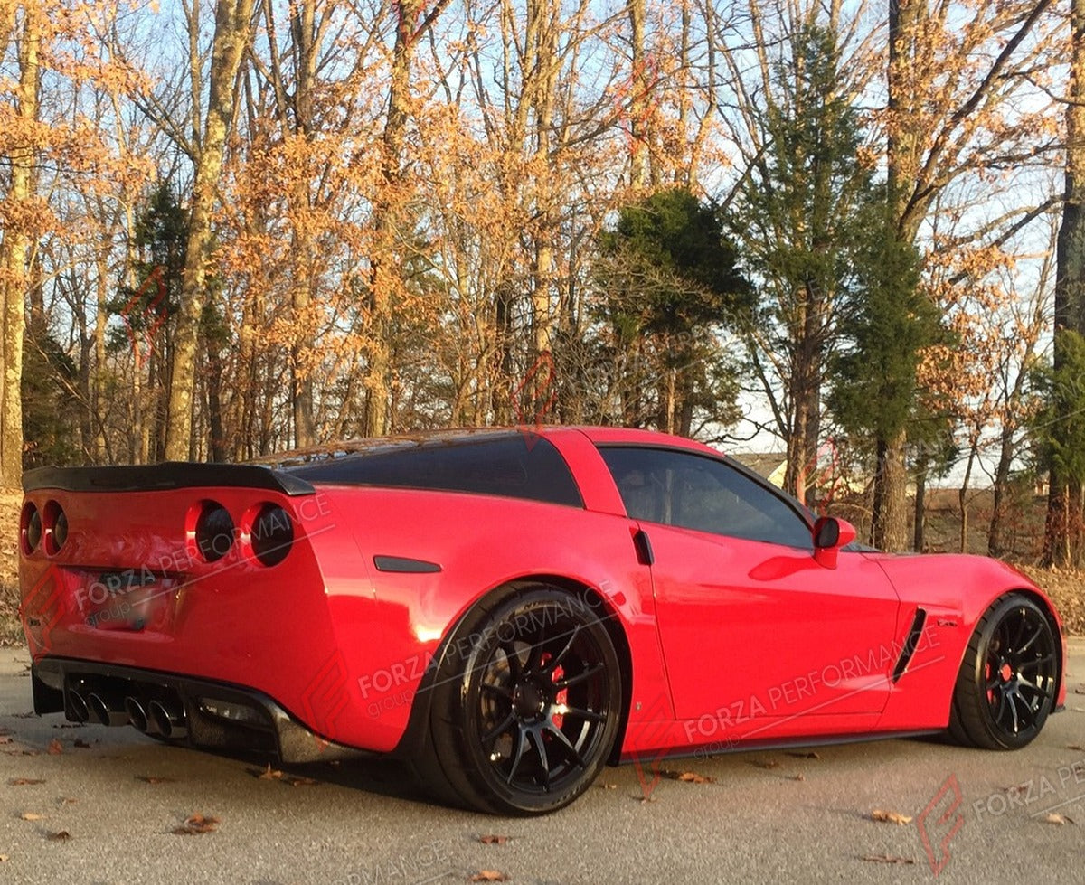 CARBON FIBER REAR DIFFUSER for CHEVROLET CORVETTE C6 ZR1 2006 - 2013 FORZA PERFORMANCE Custom Fit
Set includes:

Rear Diffuser
Material: Carbon Fiber

NOTE: Professional installation is required.

Why “Contact Us for Pricing”?
We don’t display fixed prices because our goal is to offer you the most competitive deal possible. Product costs often decrease over time, and by requesting a quote, you’ll receive our most up-to-date price on market.

SECURED PAYMENT METHODS
PayPal (+4.4% fee)
Visa / Mastercard / Ame