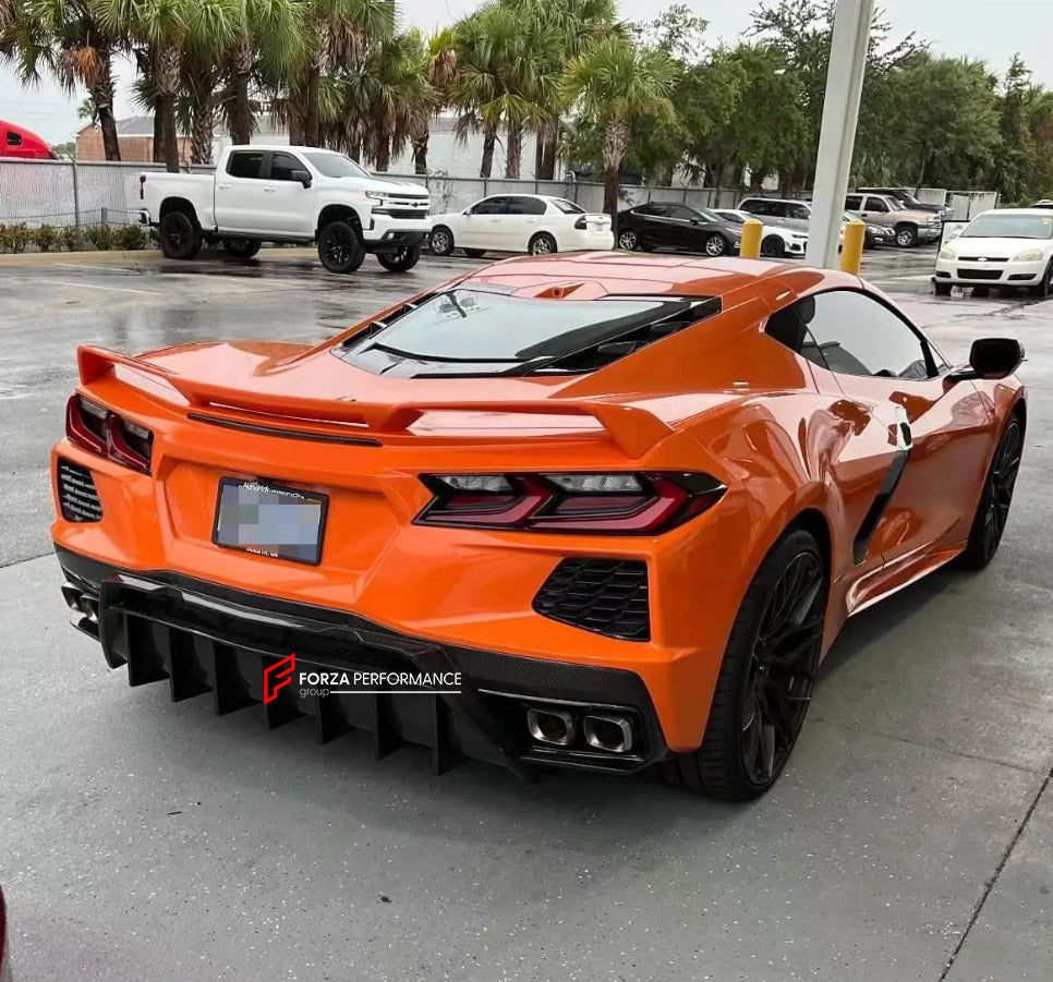 CARBON FIBER REAR DIFFUSER FOR CHEVROLET CORVETTE C8 2020+ – Forza ...