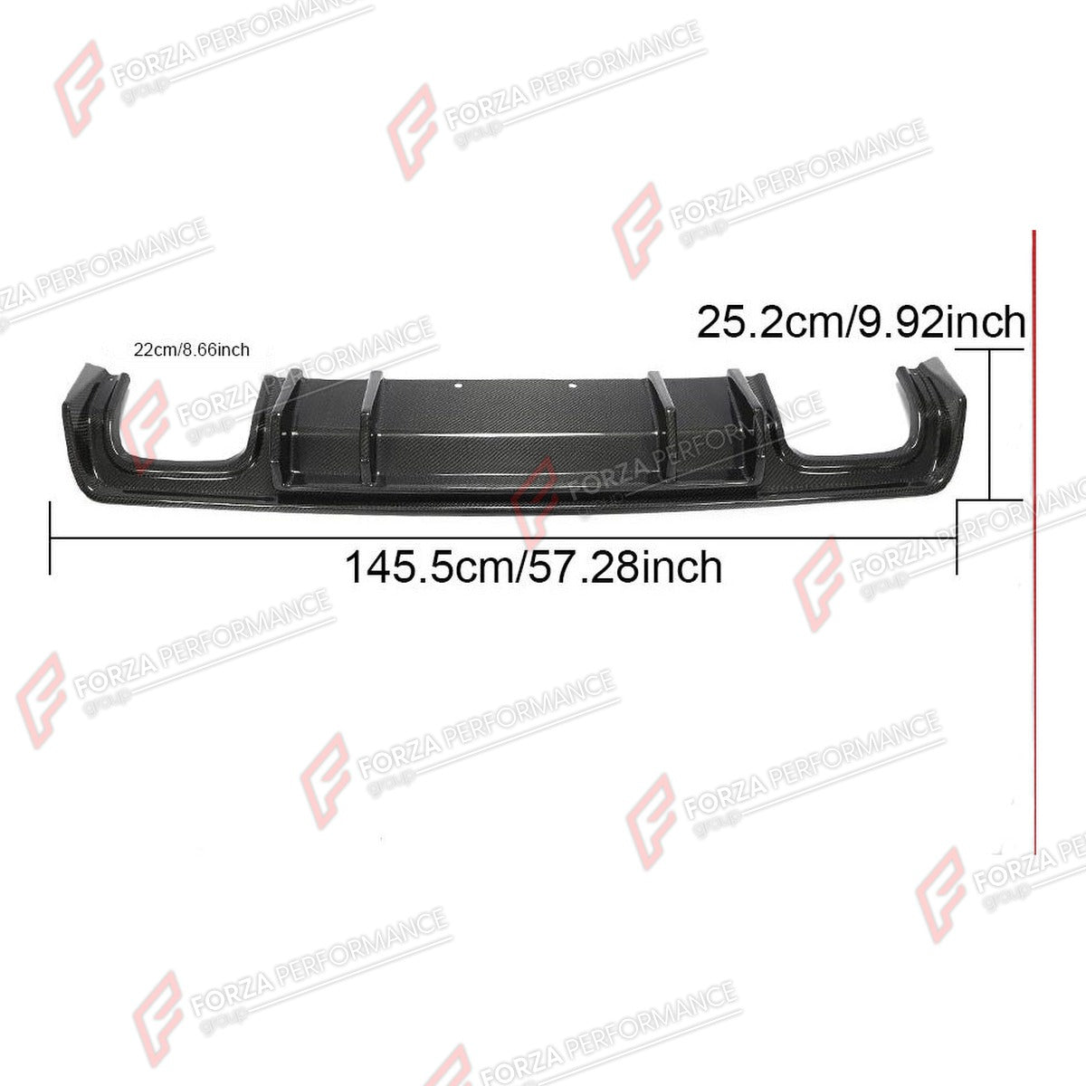 CARBON FIBER REAR DIFFUSER for DODGE CHALLENGER 2015 - 2019 FORZA PERFORMANCE Custom Fit
Set includes:

Rear Diffuser
Material: Carbon Fiber

NOTE: Professional installation is required.

Why “Contact Us for Pricing”?
We don’t display fixed prices because our goal is to offer you the most competitive deal possible. Product costs often decrease over time, and by requesting a quote, you’ll receive our most up-to-date price on market.

SECURED PAYMENT METHODS
PayPal (+4.4% fee)
Visa / Mastercard / American Exp