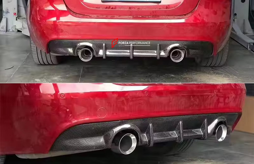 CARBON FIBER REAR DIFFUSER for JAGUAR XE 2015 - 2018
Set includes:

Rear Diffuser

Material: Real Carbon Fiber

Note: Professional installation is required