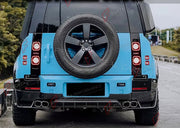CARBON FIBER REAR DIFFUSER for LAND ROVER DEFENDER 90 110 L663 2020 - 2023 FORZA PERFORMANCE Custom Fit
Set includes:

Rear Diffuser
Material: Carbon Fiber

NOTE: Professional installation is required.

Why “Contact Us for Pricing”?
We don’t display fixed prices because our goal is to offer you the most competitive deal possible. Product costs often decrease over time, and by requesting a quote, you’ll receive our most up-to-date price on market.

SECURED PAYMENT METHODS
PayPal (+4.4% fee)
Visa / Mastercard