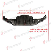 CARBON FIBER REAR DIFFUSER for MASERATI GRANTURISMO 2006 - 2014 FORZA PERFORMANCE Custom Fit
Set includes:

Rear Diffuser
Material: Carbon Fiber

NOTE: Professional installation is required.

Why “Contact Us for Pricing”?
We don’t display fixed prices because our goal is to offer you the most competitive deal possible. Product costs often decrease over time, and by requesting a quote, you’ll receive our most up-to-date price on market.

SECURED PAYMENT METHODS
PayPal (+4.4% fee)
Visa / Mastercard / American