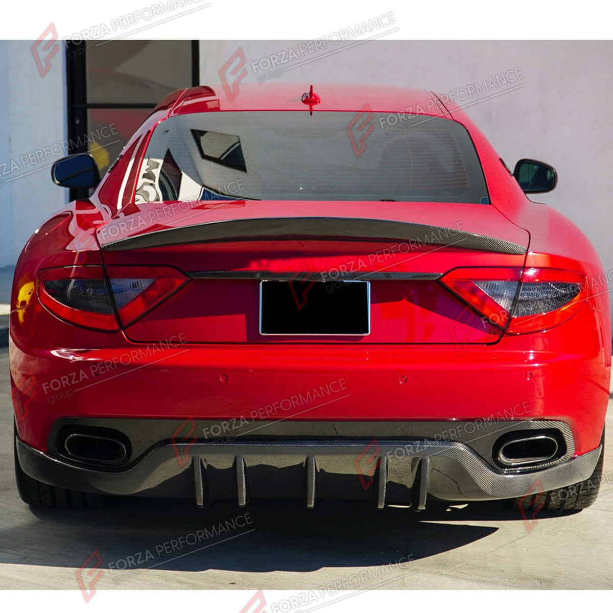 CARBON FIBER REAR DIFFUSER for MASERATI GRANTURISMO 2006 - 2014 FORZA PERFORMANCE Custom Fit
Set includes:

Rear Diffuser
Material: Carbon Fiber

NOTE: Professional installation is required.

Why “Contact Us for Pricing”?
We don’t display fixed prices because our goal is to offer you the most competitive deal possible. Product costs often decrease over time, and by requesting a quote, you’ll receive our most up-to-date price on market.

SECURED PAYMENT METHODS
PayPal (+4.4% fee)
Visa / Mastercard / American