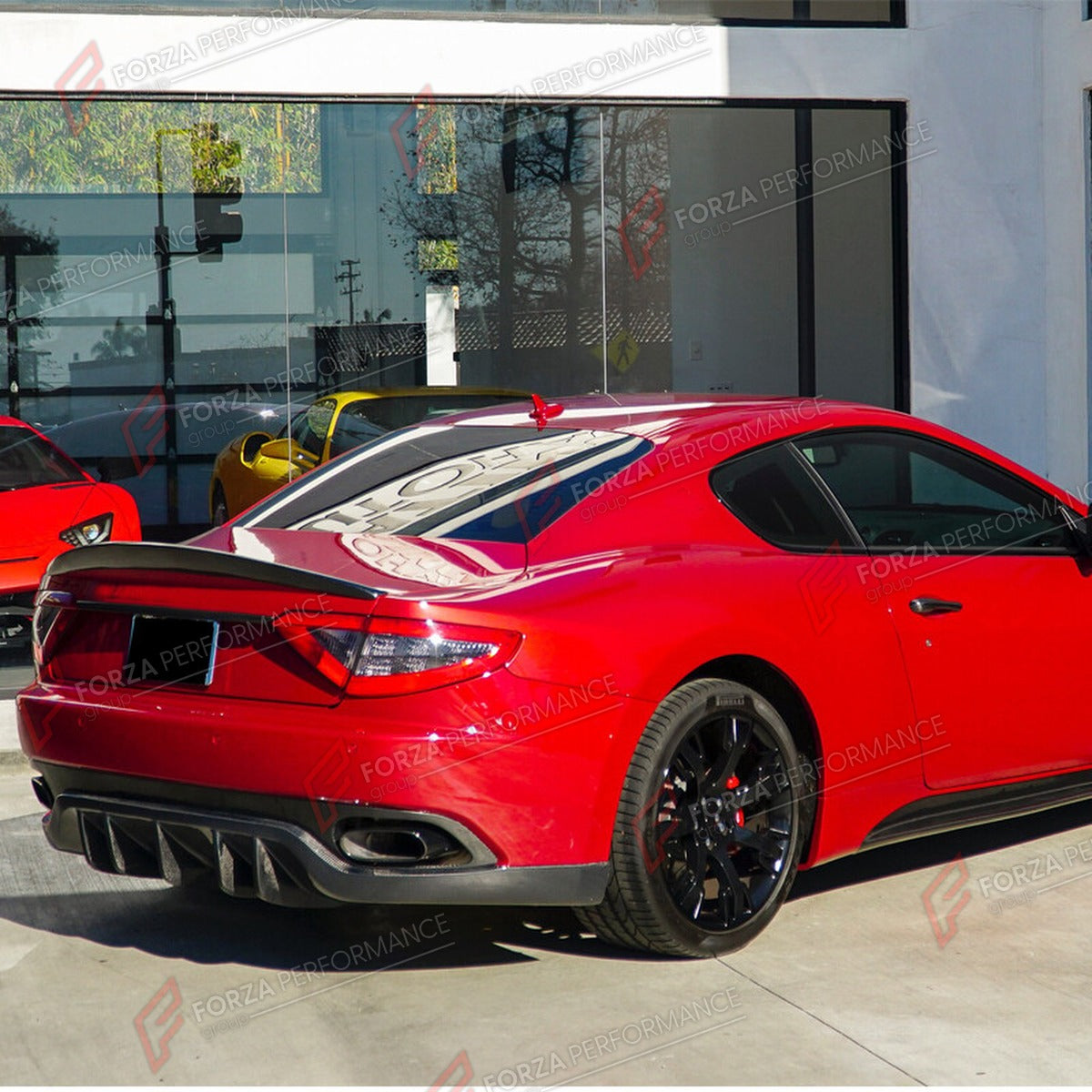 CARBON FIBER REAR DIFFUSER for MASERATI GRANTURISMO 2006 - 2014 FORZA PERFORMANCE Custom Fit
Set includes:

Rear Diffuser
Material: Carbon Fiber

NOTE: Professional installation is required.

Why “Contact Us for Pricing”?
We don’t display fixed prices because our goal is to offer you the most competitive deal possible. Product costs often decrease over time, and by requesting a quote, you’ll receive our most up-to-date price on market.

SECURED PAYMENT METHODS
PayPal (+4.4% fee)
Visa / Mastercard / American