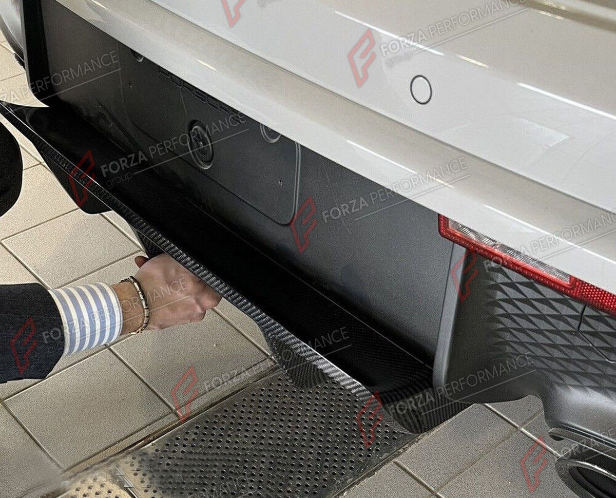 CARBON FIBER REAR DIFFUSER for PORSCHE MACAN 2022 - 2024 FORZA PERFORMANCE Custom Fit
Set includes:

Rear Diffuser
Material: Carbon Fiber

NOTE: Professional installation is required.

Why “Contact Us for Pricing”?
We don’t display fixed prices because our goal is to offer you the most competitive deal possible. Product costs often decrease over time, and by requesting a quote, you’ll receive our most up-to-date price on market.

SECURED PAYMENT METHODS
PayPal (+4.4% fee)
Visa / Mastercard / American Expres