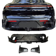 CARBON FIBER REAR DIFFUSER for PORSCHE TAYCAN TURBO S 2019 - 2024 FORZA PERFORMANCE Custom Fit
Set includes:

Rear Diffuser
Material: Carbon Fiber

NOTE: Professional installation is required.

Why “Contact Us for Pricing”?
We don’t display fixed prices because our goal is to offer you the most competitive deal possible. Product costs often decrease over time, and by requesting a quote, you’ll receive our most up-to-date price on market.

SECURED PAYMENT METHODS
PayPal (+4.4% fee)
Visa / Mastercard / Americ