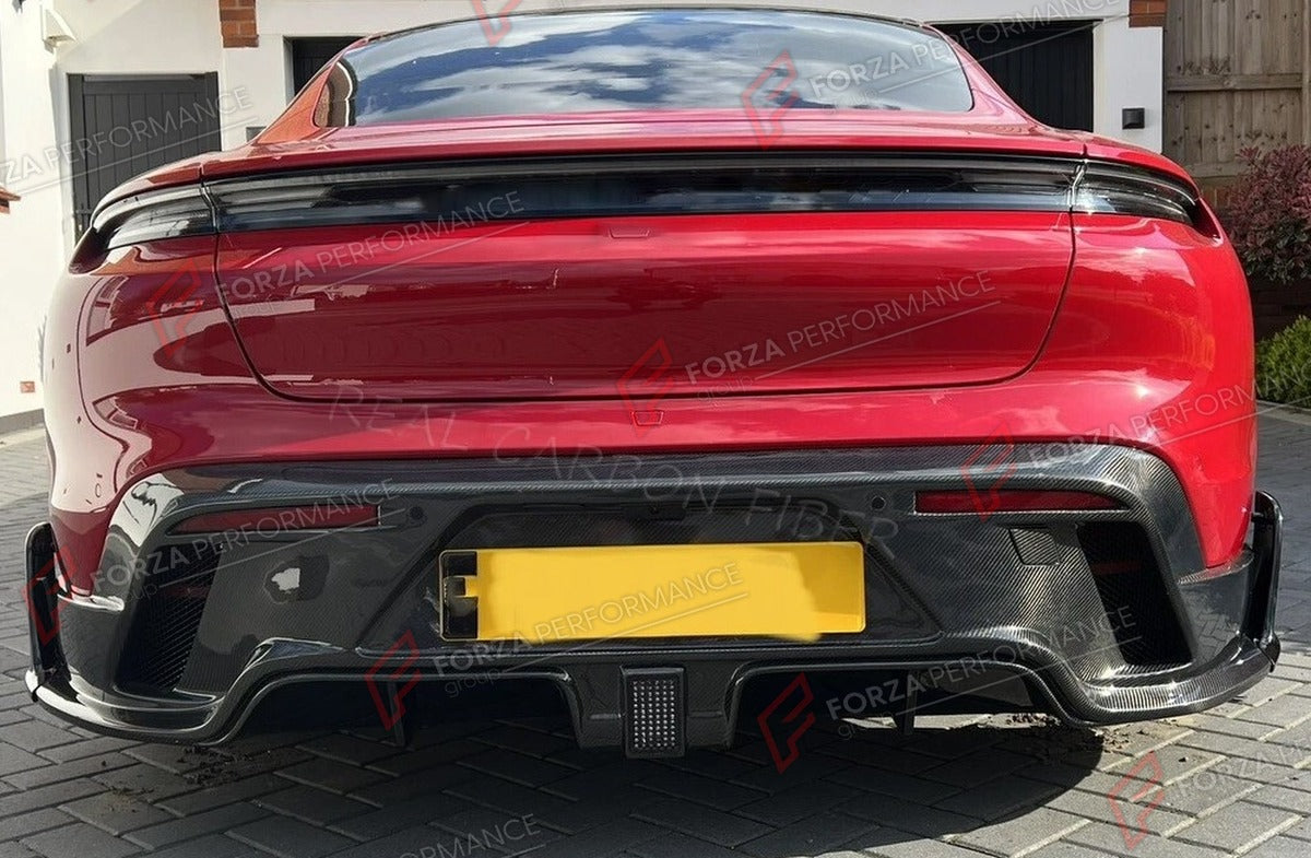 CARBON FIBER REAR DIFFUSER for PORSCHE TAYCAN TURBO S 2019 - 2024 FORZA PERFORMANCE Custom Fit
Set includes:

Rear Diffuser
Material: Carbon Fiber

NOTE: Professional installation is required.

Why “Contact Us for Pricing”?
We don’t display fixed prices because our goal is to offer you the most competitive deal possible. Product costs often decrease over time, and by requesting a quote, you’ll receive our most up-to-date price on market.

SECURED PAYMENT METHODS
PayPal (+4.4% fee)
Visa / Mastercard / Americ